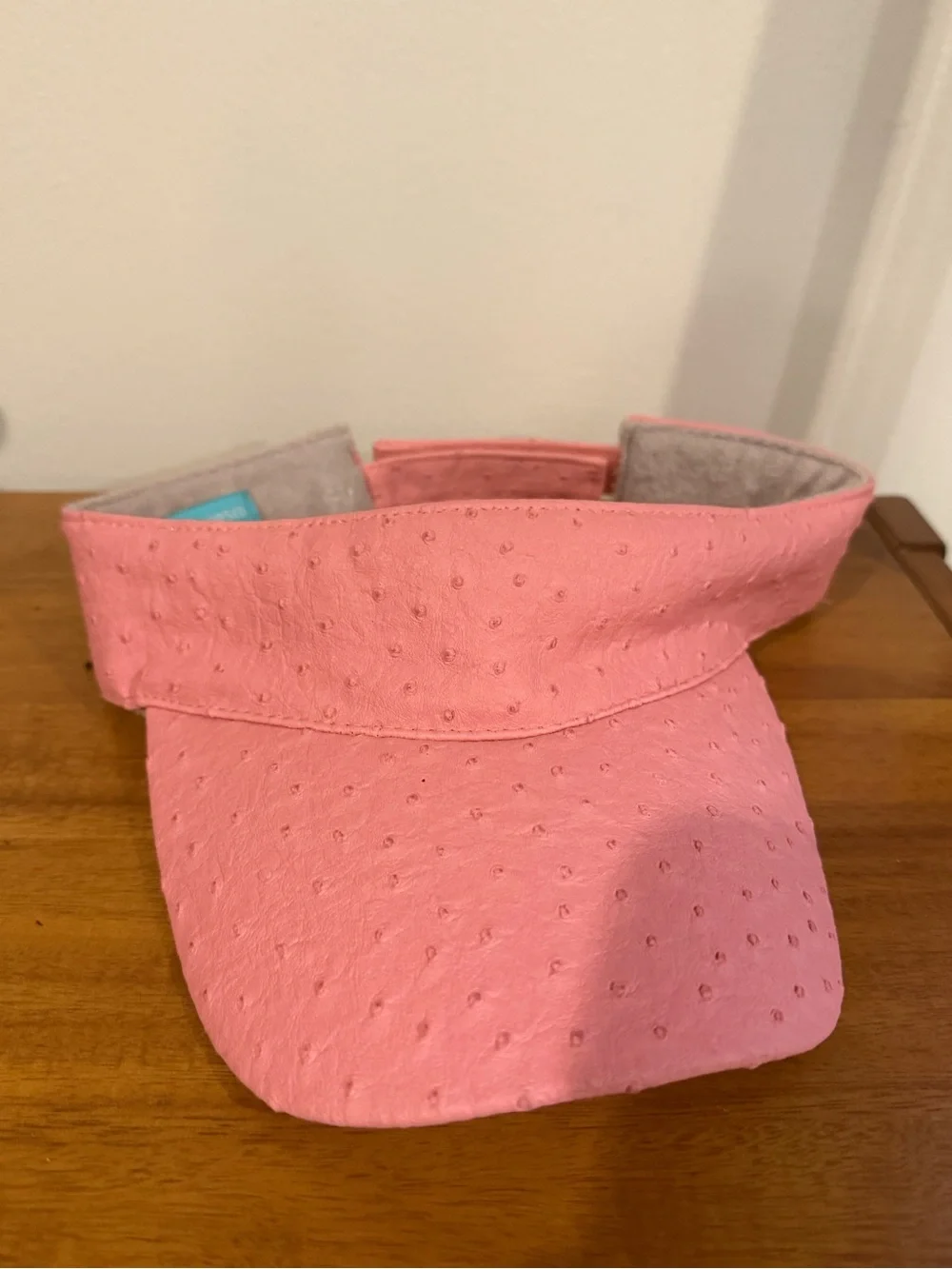 Physician Endorsed Sun Protection Pink Visor Hat Texture Comfy Sweatband UPF